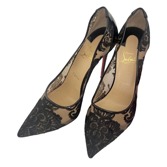 LACE CHRISTIAN LOUBOUTIN HEELS - Picture 2 of 6